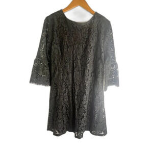 Zeagoo NWT Black Lace Bell 3/4 Sleeve Dress Size XL